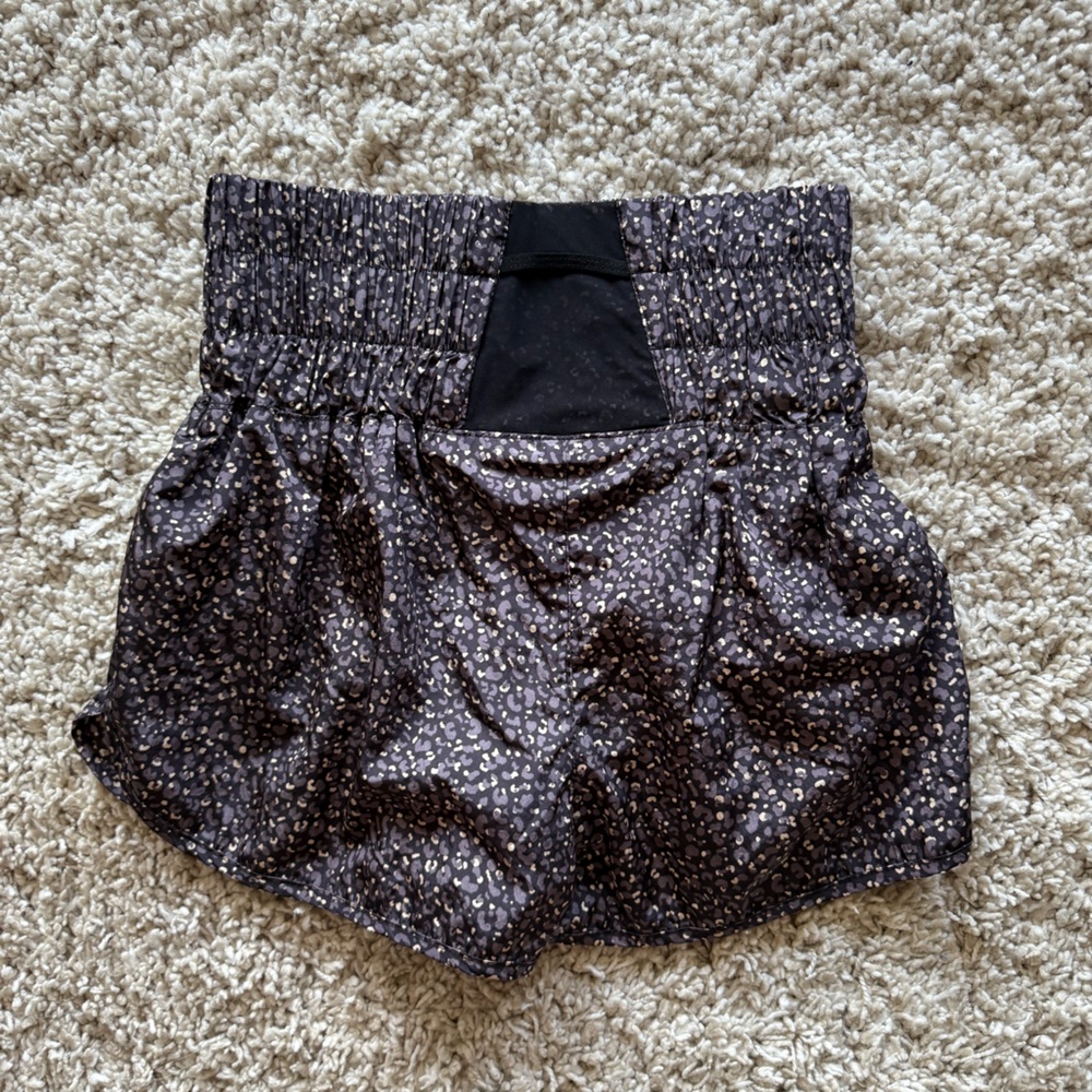 Free People Movement Black and Gray Women's Shorts